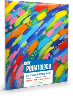Paintology Canvas Paper Pad | OOLY(Paintology Canvas Paper Pad Ooly)