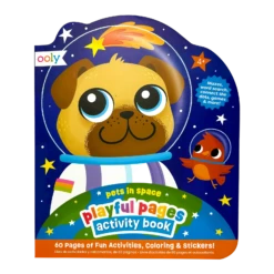 Playful Pages Activity Book - Pets In Space | OOLY(Playful Pages Activity Book Pets In Space Ooly)