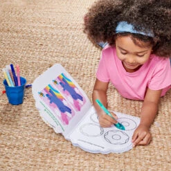 Playful Pages Activity Book - Unicorn Party! | OOLY(Playful Pages Activity Book Games Coloring Stickers Unicorn Party Ooly) -Curious Bear Toys Store OOLY Playful Pages Activity Book Games Coloring Stickers Unicorn Party Girl Coloring