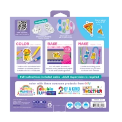 Shrink-its! DIY Shrink Art Bracelet Kit - BFF | OOLY(Shrink Its Diy Shrink Art Bracelet Kit Bff Ooly) -Curious Bear Toys Store OOLY Shrink its DIY Shrink Art Bracelet Kit BFF Package Back