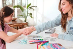 Shrink-its! DIY Shrink Art Bracelet Kit - BFF | OOLY(Shrink Its Diy Shrink Art Bracelet Kit Bff Ooly) -Curious Bear Toys Store OOLY Shrink its DIY Shrink Art Bracelet Kit Girl Putting On Bracelet