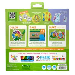 Shrink-Its! D.I.Y. Shrink Art Kit - Garden Pals | OOLY(Shrink Its D I Y Shrink Art Kit Garden Pals Ooly) -Curious Bear Toys Store OOLY Shrink its DIY Shrink Art Kit Garden Pals Package Back