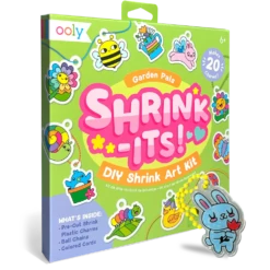 Shrink-Its! D.I.Y. Shrink Art Kit - Garden Pals | OOLY(Shrink Its D I Y Shrink Art Kit Garden Pals Ooly) -Curious Bear Toys Store OOLY Shrink its DIY Shrink Art Kit Garden Pals Quarter Angle