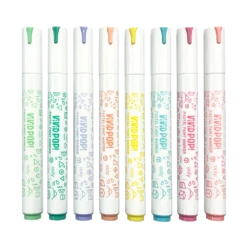 Vivid Pop! Water Based Paint Markers - Pastel - Set Of 8 | OOLY(Vivid Pop Water Based Paint Markers Pastel Set Of 8 Ooly) -Curious Bear Toys Store OOLY Vivid Pop Water Based Paint Markers Pastel Row
