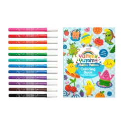 Yummy Yummy: Scented Coloring Kit | OOLY(Yummy Yummy Scented Coloring Kit Ooly) -Curious Bear Toys Store OOLY Yummy Yummy Scented Coloring Kit Markers Stickers Coloring Book andMarkers