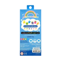 Yummy Yummy Scented Gel Pens - Metallic - Set Of 6 | OOLY(Yummy Yummy Scented Gel Pens Metallic Set Of 6 Ooly) -Curious Bear Toys Store OOLY Yummy Yummy Scented Gel Pens Metallic Packaging Front