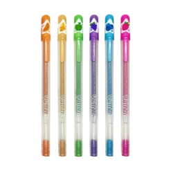 Yummy Yummy Scented Gel Pens - Metallic - Set Of 6 | OOLY(Yummy Yummy Scented Gel Pens Metallic Set Of 6 Ooly) -Curious Bear Toys Store OOLY Yummy Yummy Scented Gel Pens Metallic Row Pens