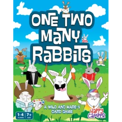 One Two Many Rabbits Game | Happy Camper(One Two Many Rabbits Game Happy Camper) -Curious Bear Toys Store OTMR Front