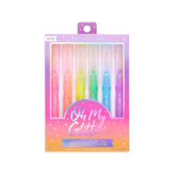Oh My Glitter! Neon Highlighters - Set Of 6 | OOLY(Oh My Glitter Neon Highlighters Set Of 6)