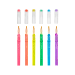 Oh My Glitter! Neon Highlighters - Set Of 6 | OOLY(Oh My Glitter Neon Highlighters Set Of 6) -Curious Bear Toys Store Oh My Glitter Highlighters 4