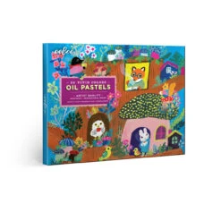 Yumi's Mushroom House 36 Oil Pastels | EeBoo(Yumis Mushroom House 36 Oil Pastels Eeboo)