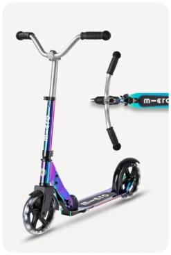 Micro Cruiser LED Scooter: Neochrome - LOCAL PICK UP ONLY(Micro Cruiser Led Scooter Neochrome Local Pick Up Only)