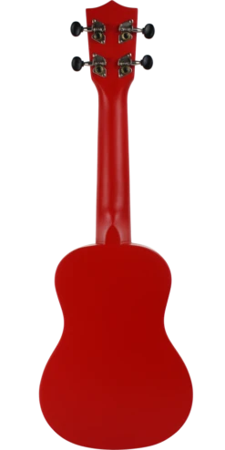 Penguin Tropical Tomato Red Ukulele, Soprano | Amahi - LOCAL PICK UP ONLY(Penguin Tropical Tomato Red Ukulele Soprano Amahi) -Curious Bear Toys Store PGUKRD Back 500x1000 1