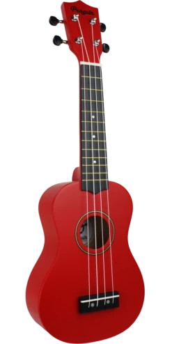 Penguin Tropical Tomato Red Ukulele, Soprano | Amahi - LOCAL PICK UP ONLY(Penguin Tropical Tomato Red Ukulele Soprano Amahi)