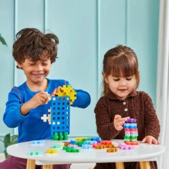 Learn To Build BIG - Colorverse | Plus-Plus(Learn To Build Big Colorverse Plus Plus) -Curious Bear Toys Store PHO03998 BIG Colorverse Lifestyle4 LoRes 250522 RS