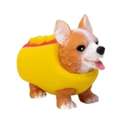 Party Puppies | Schylling(Party Puppies) 33 Party Puppies | Schylling(Party Puppies) -Curious Bear Toys Store PTPA Party Puppies Item Corgi Hotdog 3Q Right web 800x800 1