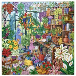 Alchemist's Greenhouse 1000 Sq Puzzle | EeBoo(Alchemists Greenhouse 1000 Sq Puzzle Eeboo) -Curious Bear Toys Store PZT866 2