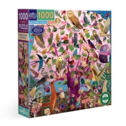 Parliament Of Owls 1000 Piece Puzzle | EeBoo(Parliament Of Owls 1000 Piece Puzzle Eeboo)