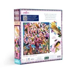 Parliament Of Owls 1000 Piece Puzzle | EeBoo(Parliament Of Owls 1000 Piece Puzzle Eeboo) -Curious Bear Toys Store PZTOWL 689196521324 2