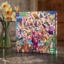Parliament Of Owls 1000 Piece Puzzle | EeBoo(Parliament Of Owls 1000 Piece Puzzle Eeboo) -Curious Bear Toys Store PZTOWL 689196521324 4