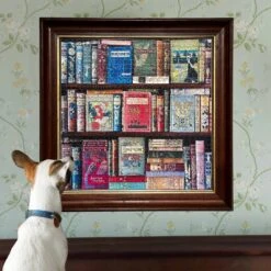 Vintage Library 1000 Piece Puzzle | EeBoo(Vintage Library 1000 Piece Puzzle Eeboo) -Curious Bear Toys Store PZTVTL 689196521379 5