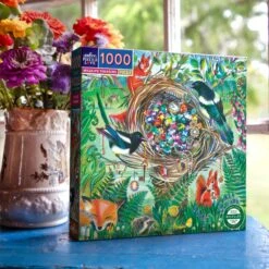 Wildlife Treasure 1000 Piece Puzzle | EeBoo(Wildlife Treasure 1000 Piece Puzzle Eeboo) -Curious Bear Toys Store PZTWDT 689196516023 4