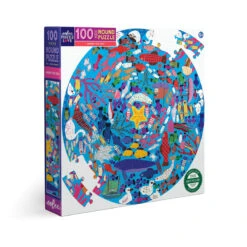 Under The Sea 100 Piece Round Puzzle | EeBoo(Under The Sea 100 Piece Round Puzzle)