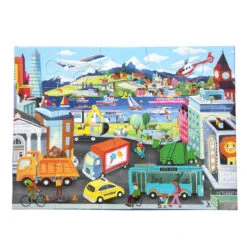 Vehicles 20 Piece Puzzle | EeBoo(Vehicles 20 Piece Puzzle) -Curious Bear Toys Store PZVH20 3 600x d54b37de 122f 4ab1 bdb8 62ab704dd7ab