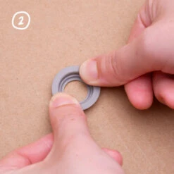 Roto-Ring | Makedo(Roto Ring Makedo) -Curious Bear Toys Store ProductLaunch Roto Ring HUBGraphics Step2