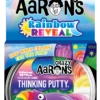 Rainbow Reveal - Full Size 4" Thinking Putty Tin | Crazy Aarons(Rainbow Reveal Full Size 4 Thinking Putty Tin Crazy Aarons)