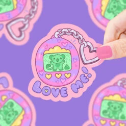 Love Me Virtual Pet Valentines Vinyl Sticker | Turtle's Soup(Love Me Virtual Pet Valentines Vinyl Sticker Turtles Soup)