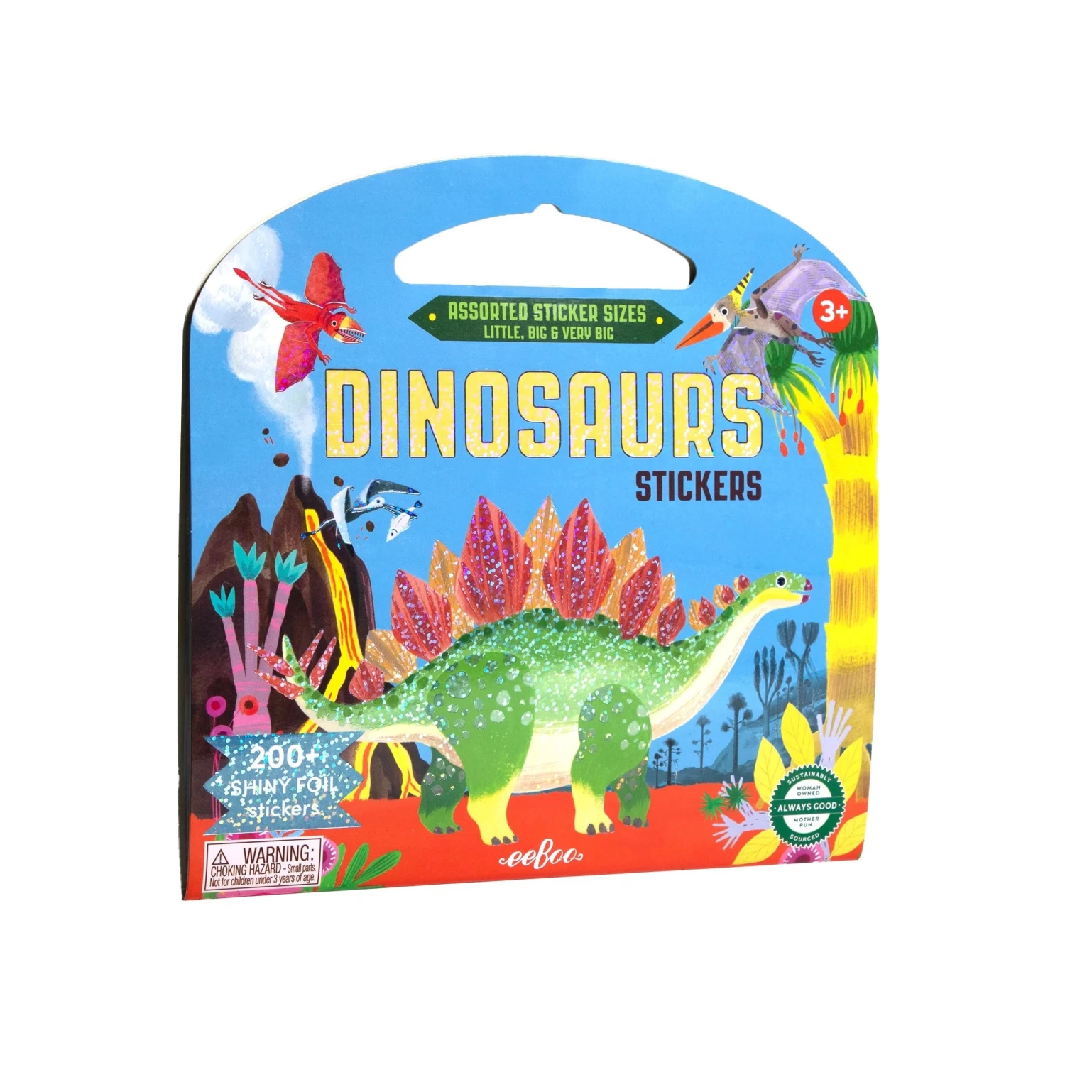 Dinosaurs Shiny Stickers | EeBoo(Dinosaurs Shiny Stickers Eeboo) 1 Dinosaurs Shiny Stickers | EeBoo(Dinosaurs Shiny Stickers Eeboo)