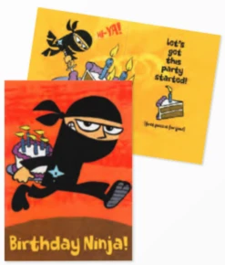 MindWare Ninja Birthday Card(Ninja Birthday Card)