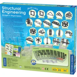 Structural Engineering: Bridges & Skyscrapers | Thames & Kosmos(Structural Engineering Bridges Skyscrapers Thames Kosmos) -Curious Bear Toys Store Shopify 0030 625414 struengbs 3dbox Back 720x 33b96854 955b 4022 95a3 659b48e543da