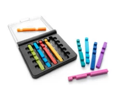 IQ Stixx Stacking Travel Game With 120 Challenges | Smart Games(Iq Stixx Smart Games 1) -Curious Bear Toys Store SmartGames SG 304 IQ Stixx product shot 60e83b