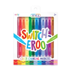 Switch-Eroo Color Changing Markers- Set Of 12 | OOLY(Switch Eroo Color Changing Markers)