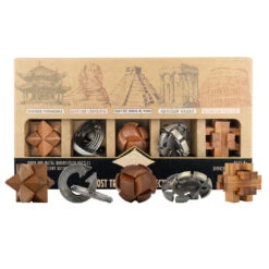 Lost Treasure Collection - 5-Pack Of Brainteasers | Project Genius(Lost Treasure Collection 5 Pack Of Brainteasers Project Genius) -Curious Bear Toys Store TG452 Lost Treasure OOBHERO