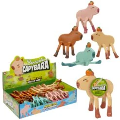 3.75" Bendable Capybara | The Toy Network(3 75 Bendable Capybara) -Curious Bear Toys Store TPA BENCA