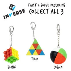Inverse Blinx Puzzle Keychain | Project Genius(Inverse Blinx Puzzle Keychain Project Genius) -Curious Bear Toys Store TW010 INVERSEKEYCHAINS GROUP 1