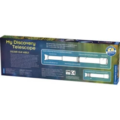 My Discovery Telescope | Thames & Kosmos(My Discovery Telescope Thames Kosmos) -Curious Bear Toys Store WEB My Discovery Telescope 3D Box back 720x 6ebd569d 6524 402f 9ac8 22f6e52f8773