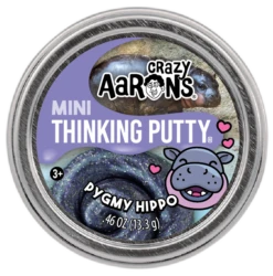 Mini Pygmy Hippo - 2" Thinking Putty Tin | Crazy Aarons(Mini Pygmy Hippo 2 Thinking Putty Tin Crazy Aarons)