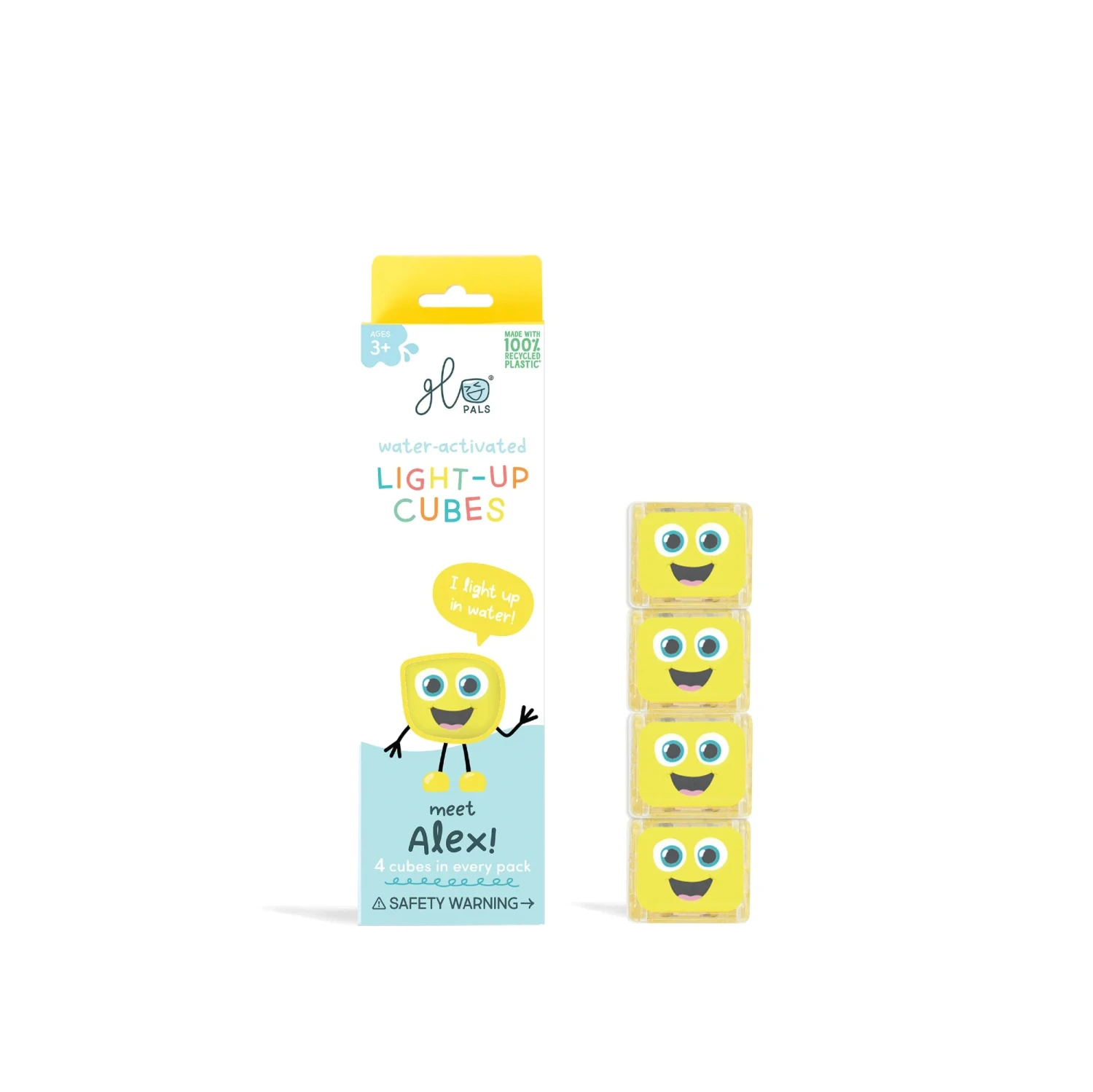 Alex Light Up Cubes - NEXT GEN | Glo Pals(Yellow Glo Pals 4 Pack Alex Next Gen) 7 Alex Light Up Cubes - NEXT GEN | Glo Pals(Yellow Glo Pals 4 Pack Alex Next Gen) - Image 7