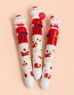 Rabbit 10 Color Retractable Ball Pen(Rabbit Retractable Ball Pen)