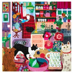 Pets In The Kitchen 1000 Sq Puzzle | EeBoo(Pets In The Kitchen 1000 Sq Puzzle Eeboo) -Curious Bear Toys Store b53eeaf0597fbe4098fef4ba6d8caf42600cc61289d3795ada0e46b0fb03080e