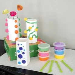 Clay Magic Vases | Mindware(Clay Magic Vases Mindware) -Curious Bear Toys Store b90b2f0273798d64bad50f4a237dad7015b10631420e3a286b18b61747034297