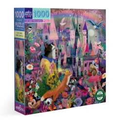 Cat And The Castle 1000 Piece Square Puzzle | EeBoo(Cat And The Castle 1000 Piece Square Puzzle Eeboo)
