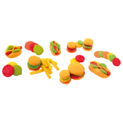 Burgers Trio Scented Modeling Dough Kit | Tutti Frutti(Burger Trio Scented Modeling Dough Kit Tutti Frutti) -Curious Bear Toys Store burger3