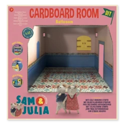 Dam Cardboard Room - Bathroom | The Mouse Mansion(Cardboard Room Bathroom The Mouse Mansion)
