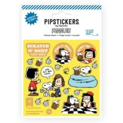 Peanuts Fizzy Root Beer Scratch 'n Sniff (2ct) Stickers | Pipsticks(Peanuts Fizzy Root Beer Scratch N Sniff 2ct Pipsticks)