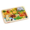 Janod Chunky Wooden Puzzle - Zoo | Janod(Janod Chunky Puzzle Zoo 7pc)